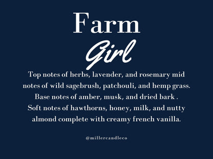Farm Girl Wax Melts - MillerCandleCo.