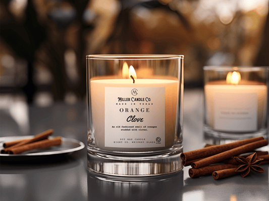 Orange Clove Candle - MillerCandleCo.
