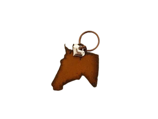 Horse Head Rustic Metal Keychain — Universal Ironworks USA - MillerCandleCo.