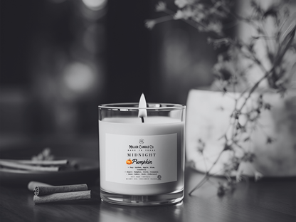 Midnight Pumpkin Candle - Limited Fall Collection - MillerCandleCo.