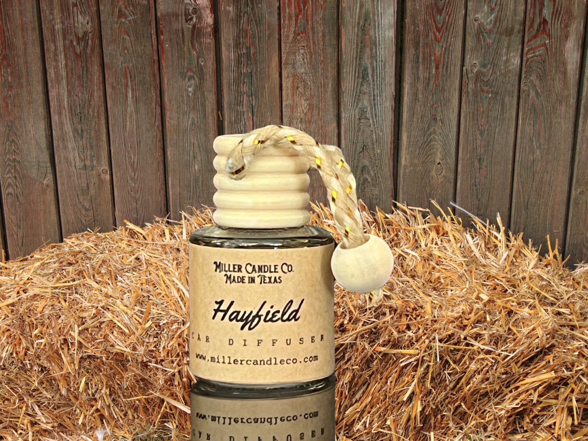 Hay Field Car Diffuser - MillerCandleCo.