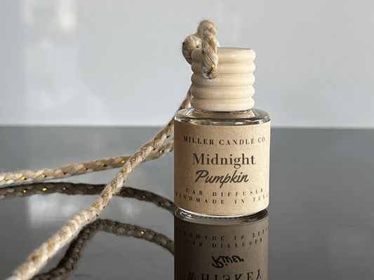 Midnight Pumpkin Car Diffuser - Limited Fall Collection - MillerCandleCo.
